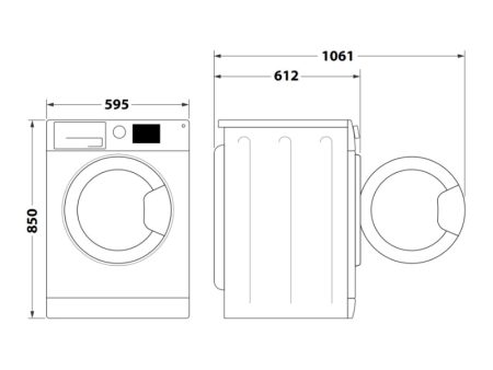 INDESIT Washing Machine BWE 91496X WSV EE, 9 kg, 1400rpm, Energy class A, Depth 63cm, White Discount