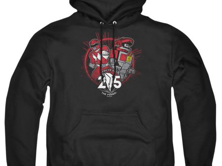 POWER RANGERS : RED 25 ADULT PULL OVER HOODIE Black 3X Online