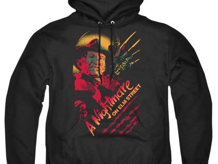 NIGHTMARE ON ELM STREET : FREDDY CLAWS ADULT PULL OVER HOODIE Black XL Online Sale