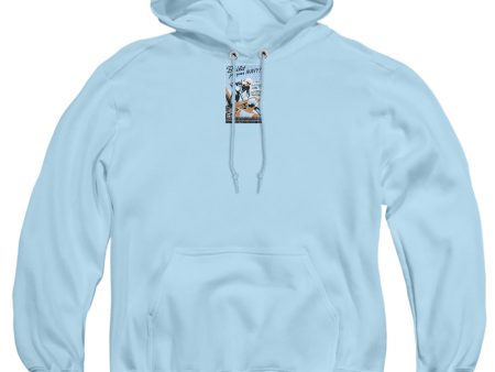 NAVY : BUILD YOUR NAVY ADULT PULL OVER HOODIE LIGHT BLUE MD Discount