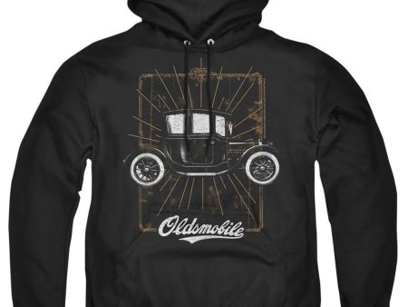 OLDSMOBILE : 1912 DEFENDER ADULT PULL OVER HOODIE Black SM For Cheap