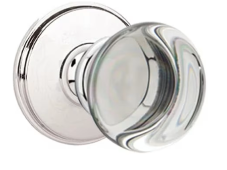 Emtek 8110PC Passage , Watford Rosette , Providence Crystal Knob Online now